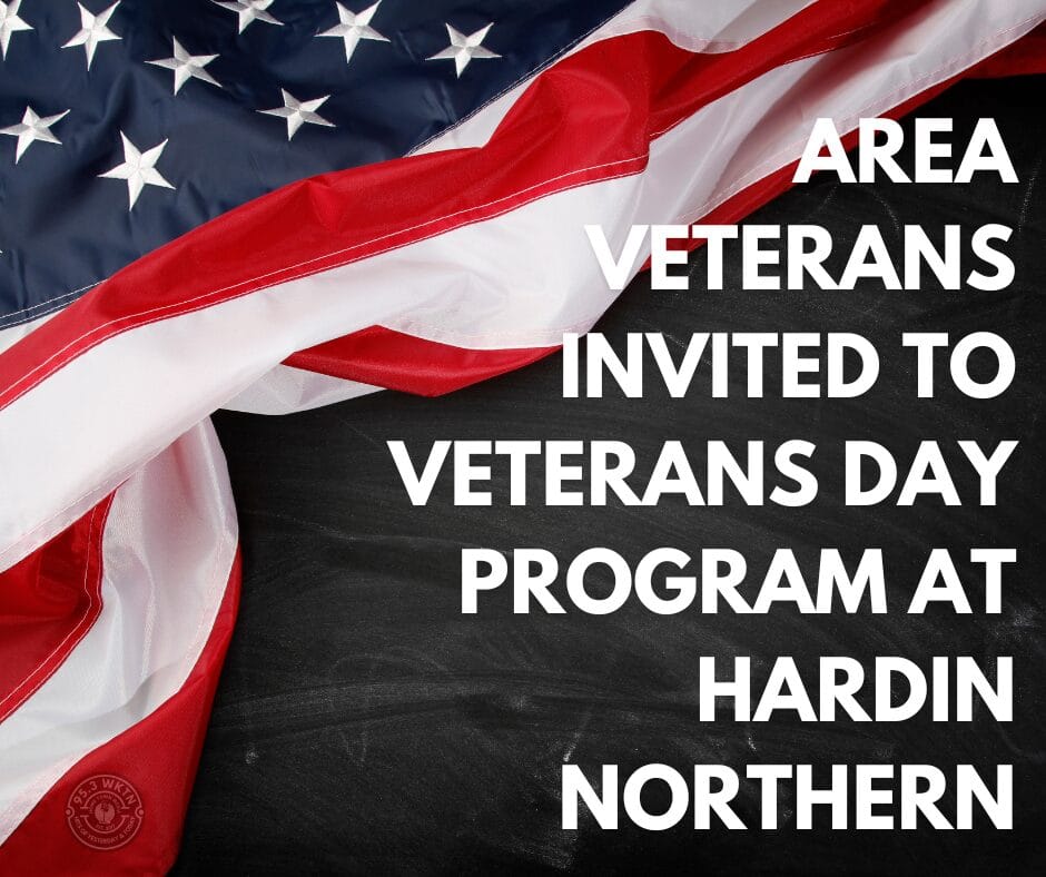 Veterans Immersion Program Area Veterans Invited to Veterans Day Program at Hardin Northern - 95.3 ...